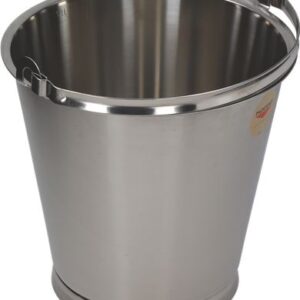 SECCHIO INOX CON BASE ø 310xh285 mm