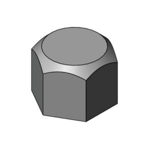 THREADED CAP, 3/8" NPT, CHROME-PLATED