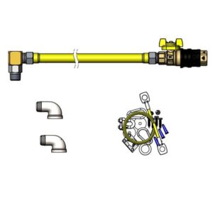 3/4" X 48" GAS HOSE, QUICK-DISCONNECT