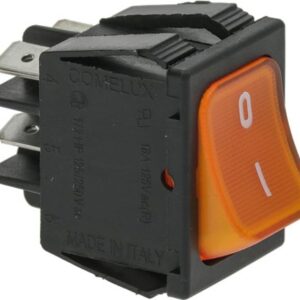 INTERRUTTORE BIPOLARE ARANCIO 16A 250V