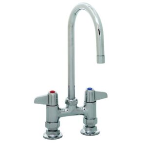 4" DECK MOUNT FAUCET, 5-7/8" SWIVEL