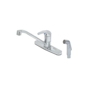 SINGLE LEVER, SIDESPRAY W/ 7' HOSE, 9"