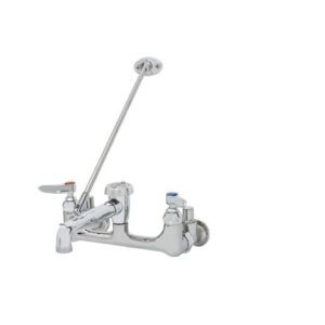 SERVICE SINK FAUCET, WALL MOUNT, 8"