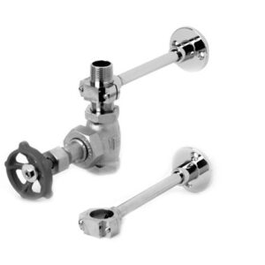 3/4" CP GLOBE VALVE, NIPPLE, & (2)