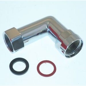 RACCORDO A GOMITO CROMATO ø 3/4"