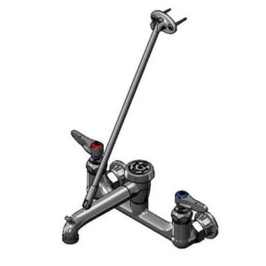 SERVICE SINK FAUCET, WALL MOUNT, 8"