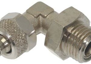 RACCORDO AD ANGOLO 1/4"M ø 8/6 NICHEL