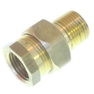 RACCORDO 3 PZ DIRITTO MF 1/2 ( OTTONE)