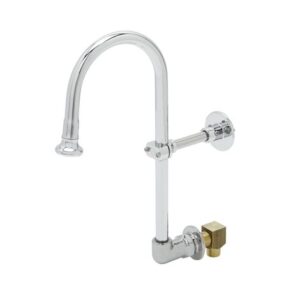 WALL MOUNT ELBOW, 123X RIGID GOOSENECK,
