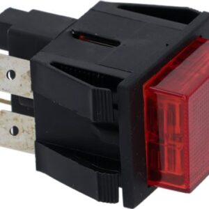 PULSANTE BIPOLARE ROSSO 16A 250V