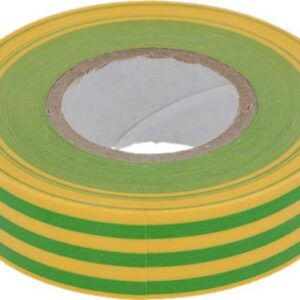 NASTRO ISOLANTE GIALLO/VERDE IN PVC 20mt