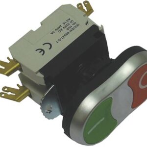 PULSANTIERA DOPPIA 10A 230V NC-NA
