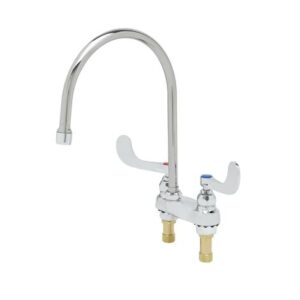 4" CENTERSET FAUCET, SWIVEL GOOSENECK W/