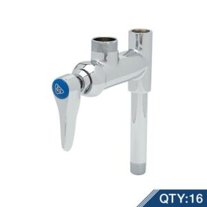 ADD-ON FAUCET, LESS NOZZLE, 4" RISER,