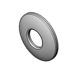 3/4" ESCUTCHEON W/ TEETH, CHROME PLATED
