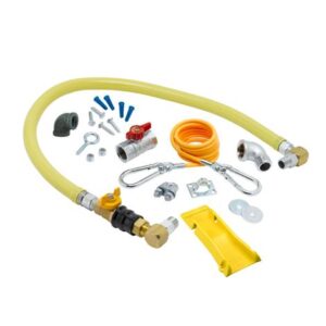 3/4" X 48" GAS HOSE, QUICK-DISCONNECT