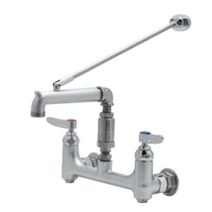 SERVICE SINK FAUCET, 8" WALL MOUNT,