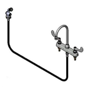 8" WORKBOARD FAUCET, 133X GOOSENECK,