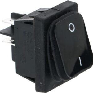INTERRUTTORE BIPOLARE NERO 16A 250V