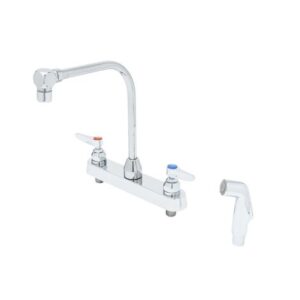 WORKBOARD FAUCET, 8" DECK MOUNT,