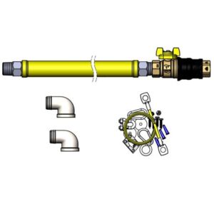 1" NPT X 48" GAS HOSE, QUICK-DISCONNECT