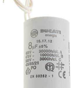 CONDENSATORE DUCATI ENERGIA 8µF C/CAVO