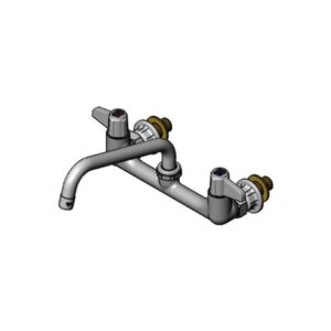 8" WALL MOUNT FAUCET W/ QUARTER-TURN