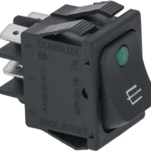 INTERRUTTORE BIPOLARE NERO 16A 250V