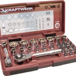 COFFRET A DOUILLES 28 PIECES 1/4''