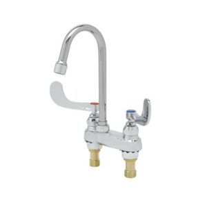 4" CENTERSET FAUCET, SWIVEL GOOSENECK,