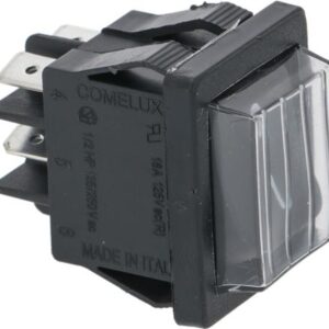 INTERRUTTORE BIPOLARE NERO 16A 250V