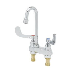 4" CENTERSET FAUCET, RIGID/SWIVEL
