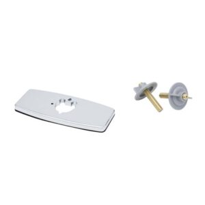4" C/C FORGED DECK PLATE, CHROME PLATED