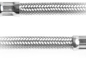 FLESSIBILE INOX ø 1/2"F-M10x1 400 mm