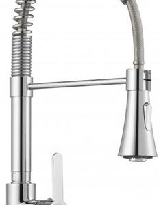 MISCELATORE MONOFORO 445mm CON DOCCIA ES