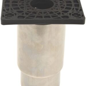 PIEDE REGOLABILE INOX ø 2" x h 135 mm