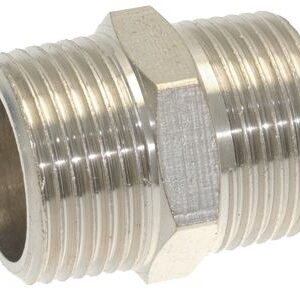 RACCORDO ø 3/4"M-3/4"M NICHELATO