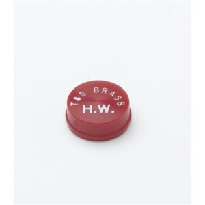 SNAP-IN INDEX BUTTON, RED (HOT WATER)
