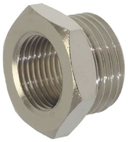 RACCORDO ø 1/2"M-3/8"F NICHELATO