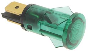LAMPADA SPIA VERDE 250V