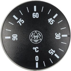 MANOPOLA NERA ø 41 mm 0-90°C