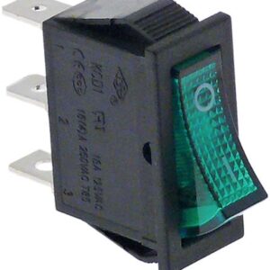 INTERRUTTORE UNIPOLARE VERDE 16A 250V