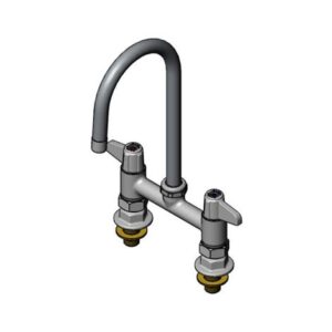 6" DECK MOUNT MIXING FAUCET WITH EQUIP
