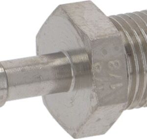 RACCORDO PORTAGOMMA ø 1/8"M ø 6 NICHEL