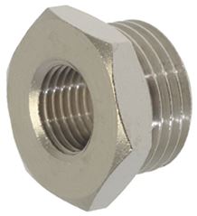 RACCORDO ø 1/2"M-1/4"F NICHELATO