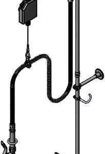 PRE-RINSE: 8" DECK MOUNT BASE, CERAMAS,