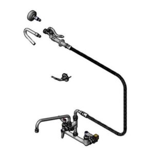 8" WALL MOUNT FAUCET, SC ETERNAS,
