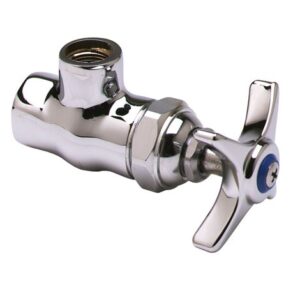 ANGLE STOP, 4-ARM HANDLE, 1/2" NPT