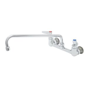 8" WALL MOUNT FAUCET, CERAMA CARTRIDGES,