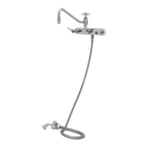 WORKBOARD FAUCET, 8" WALL MOUNT, 12"